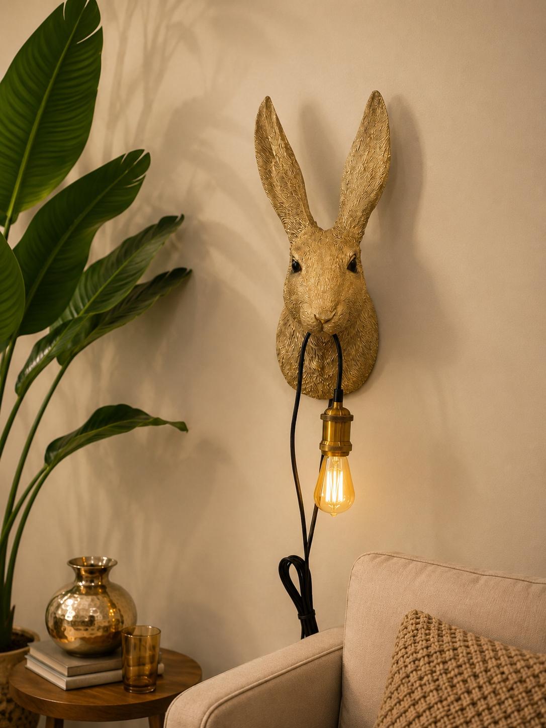 Lamp haas - Hoogte 46 cm