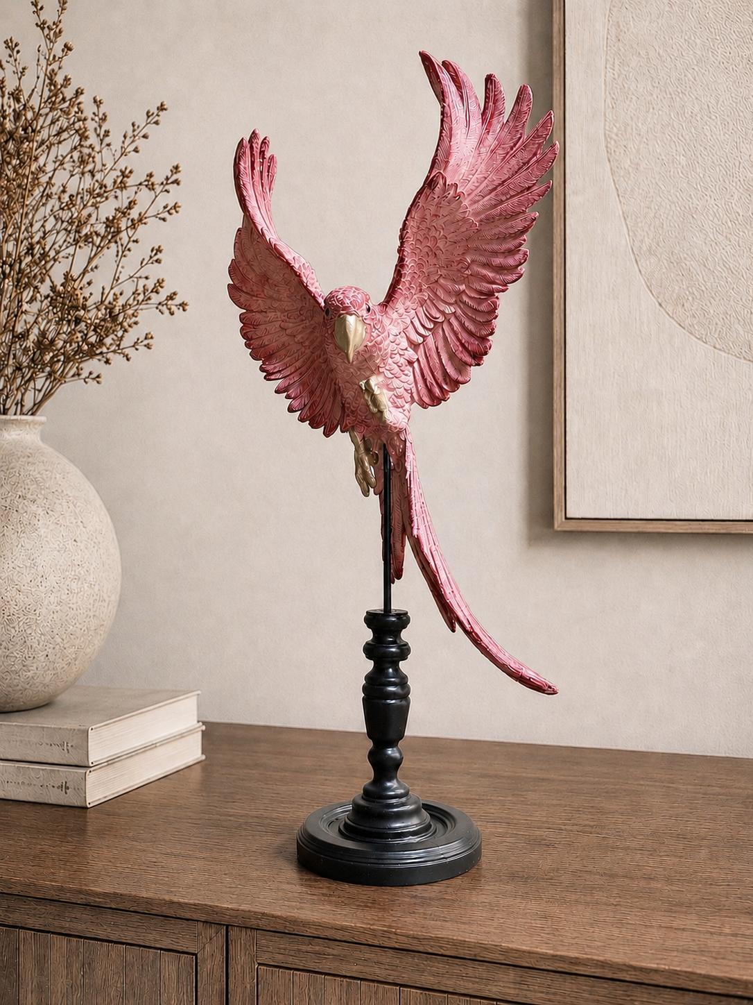 Baroque Papegaai op Stok - Hoogte 52,5 cm