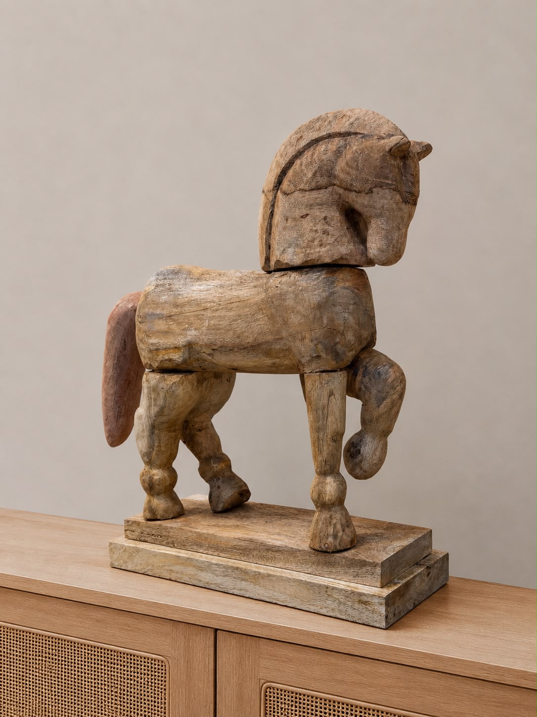 Houten paard - Hoogte 53 cm