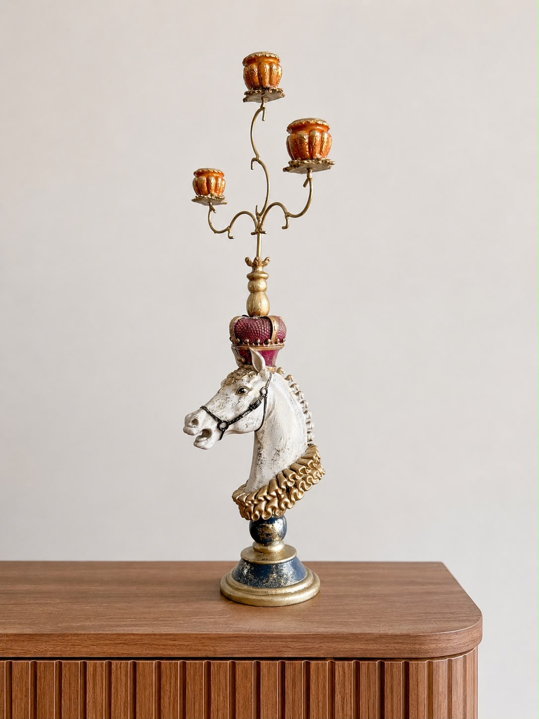 Kandelaar paard - Hoogte 54cm
