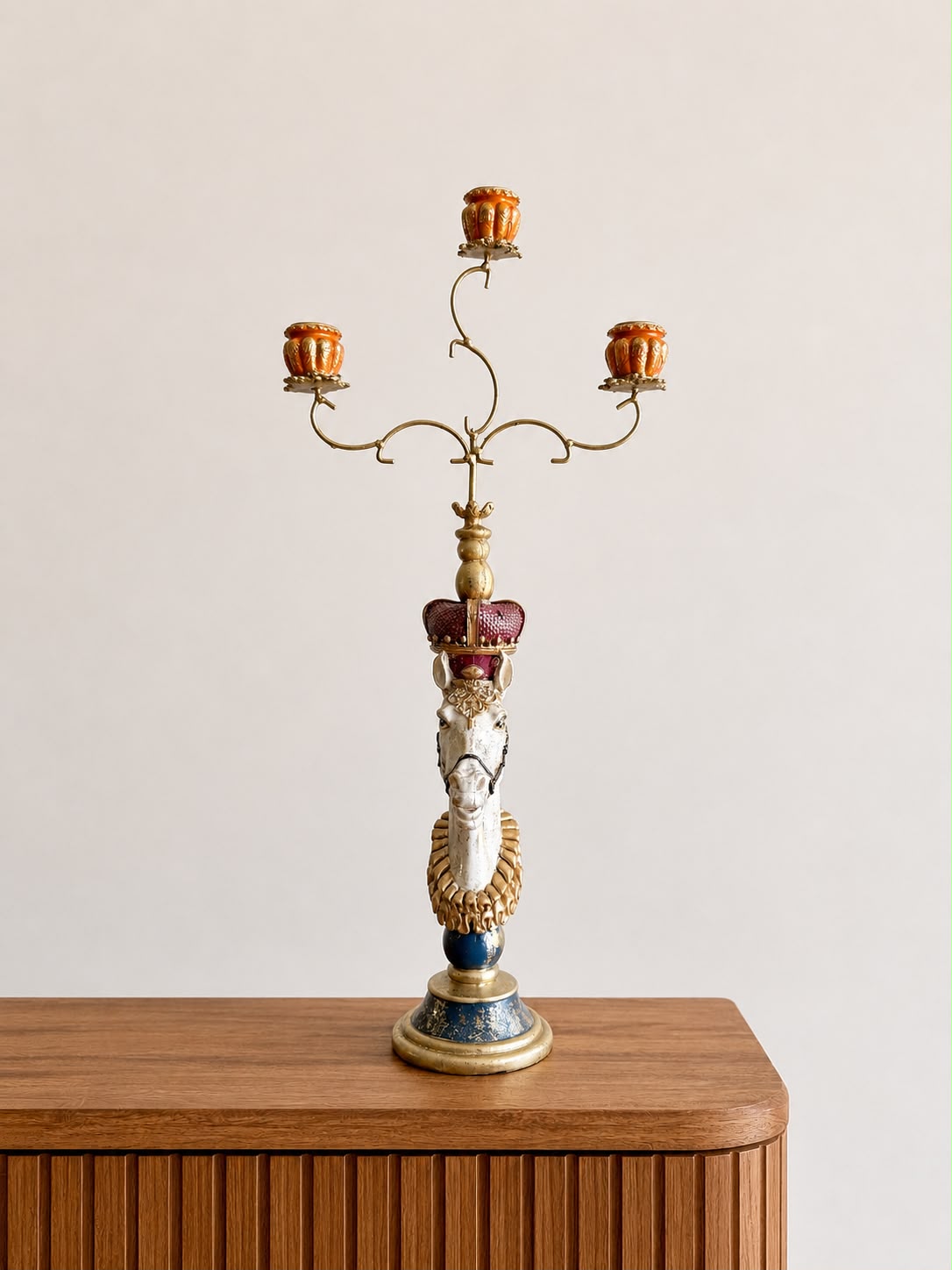 Kandelaar paard - Hoogte 54cm