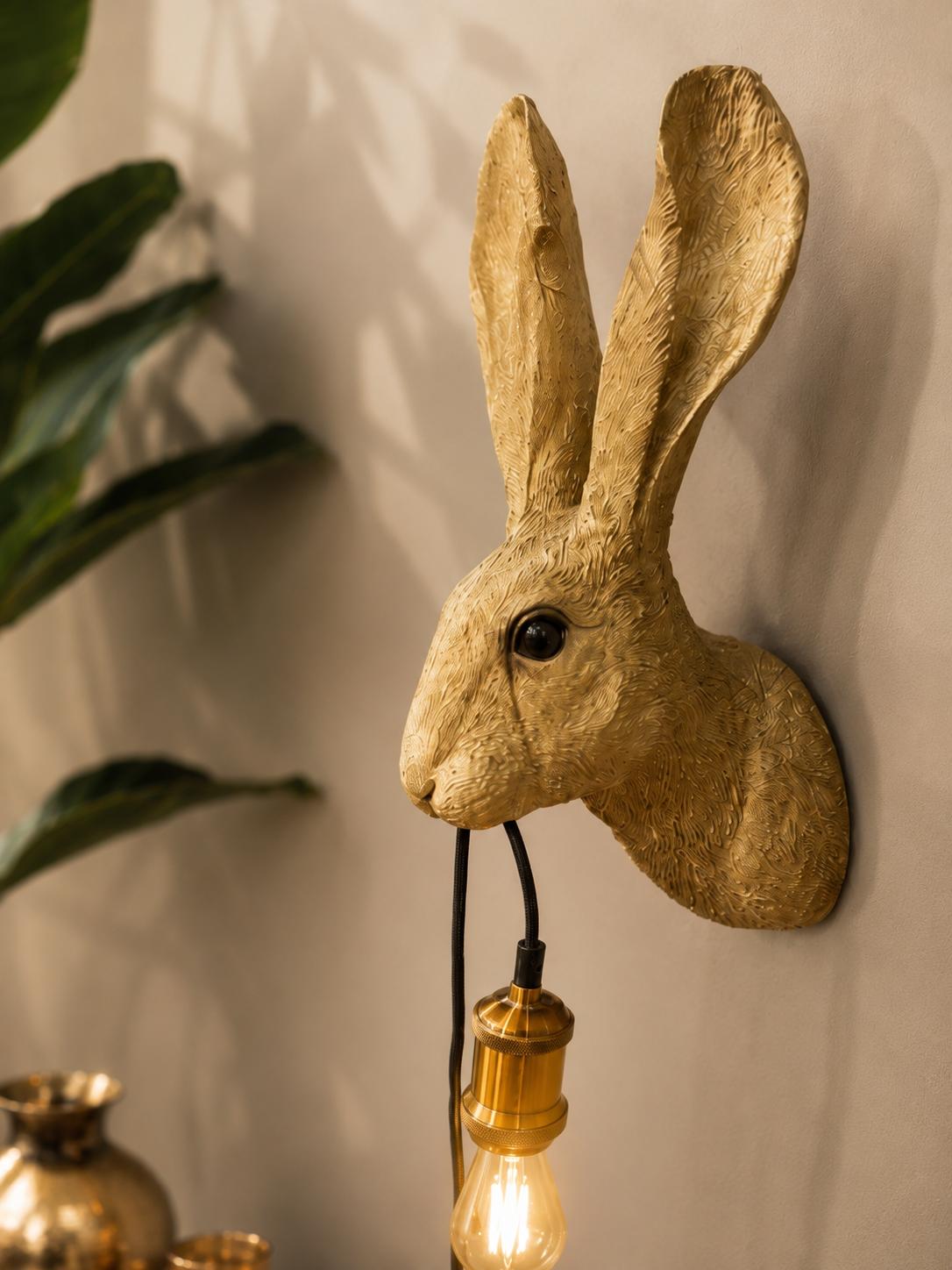 Lamp haas - Hoogte 46 cm