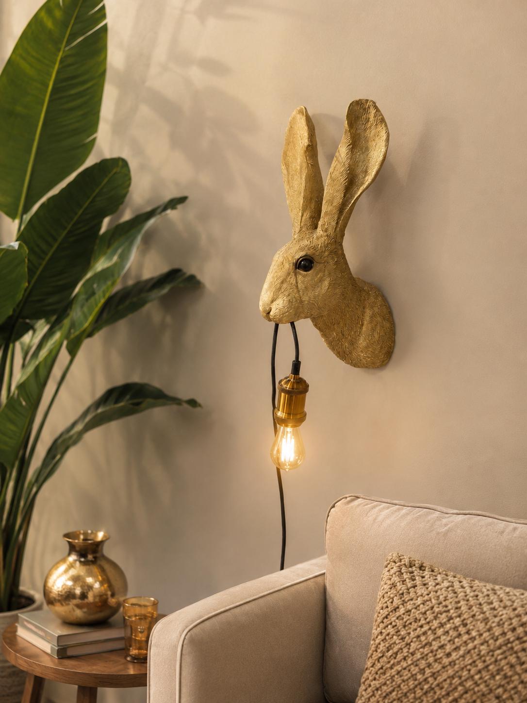 Lamp haas - Hoogte 46 cm
